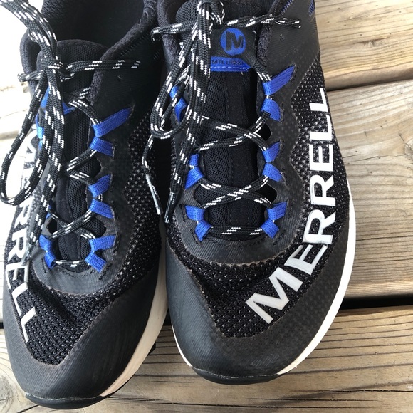 Women's Merrell MTL Long Sky Trail Running Shoe Black Dazzle Size 9.5 Blue - Picture 8 of 15